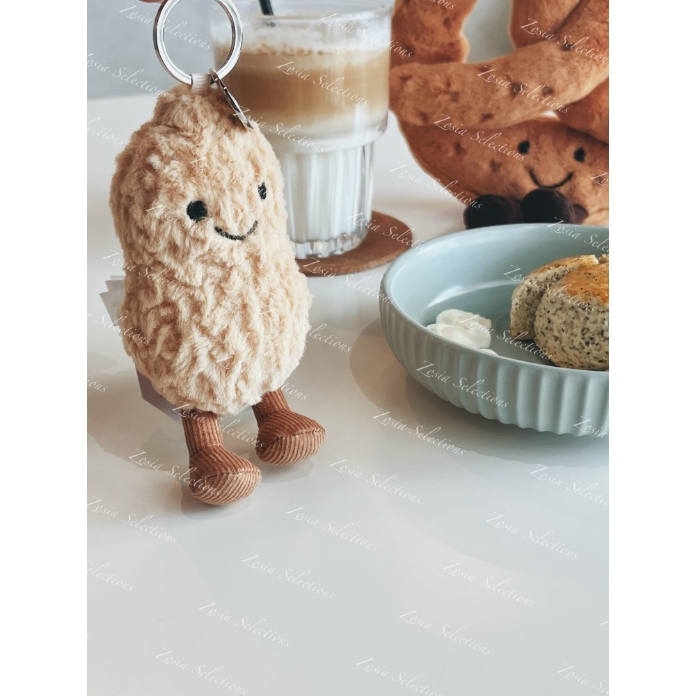 🇫🇷法國直送 Jellycat 花生吊飾| Amuseables Peanut 好事花生 [吊飾/鑰匙圈]-細節圖6