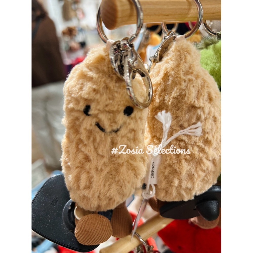 🇫🇷法國直送 Jellycat 花生吊飾| Amuseables Peanut 好事花生 [吊飾/鑰匙圈]-細節圖8