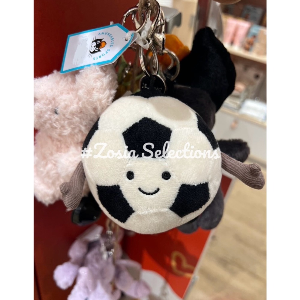 🇫🇷法國直送 Jellycat 足球吊飾| Amuseables Sports Football [吊飾/鑰匙圈]-細節圖2