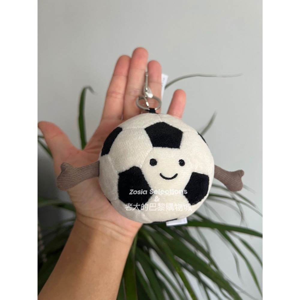 🇫🇷法國直送 Jellycat 足球吊飾| Amuseables Sports Football [吊飾/鑰匙圈]-規格圖3