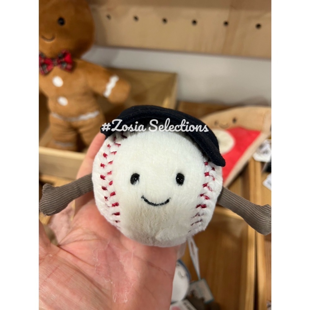 🇫🇷法國直送 Jellycat 棒球吊飾 絕版 Amuseables Sports Baseball 吊飾/鑰匙圈-細節圖2