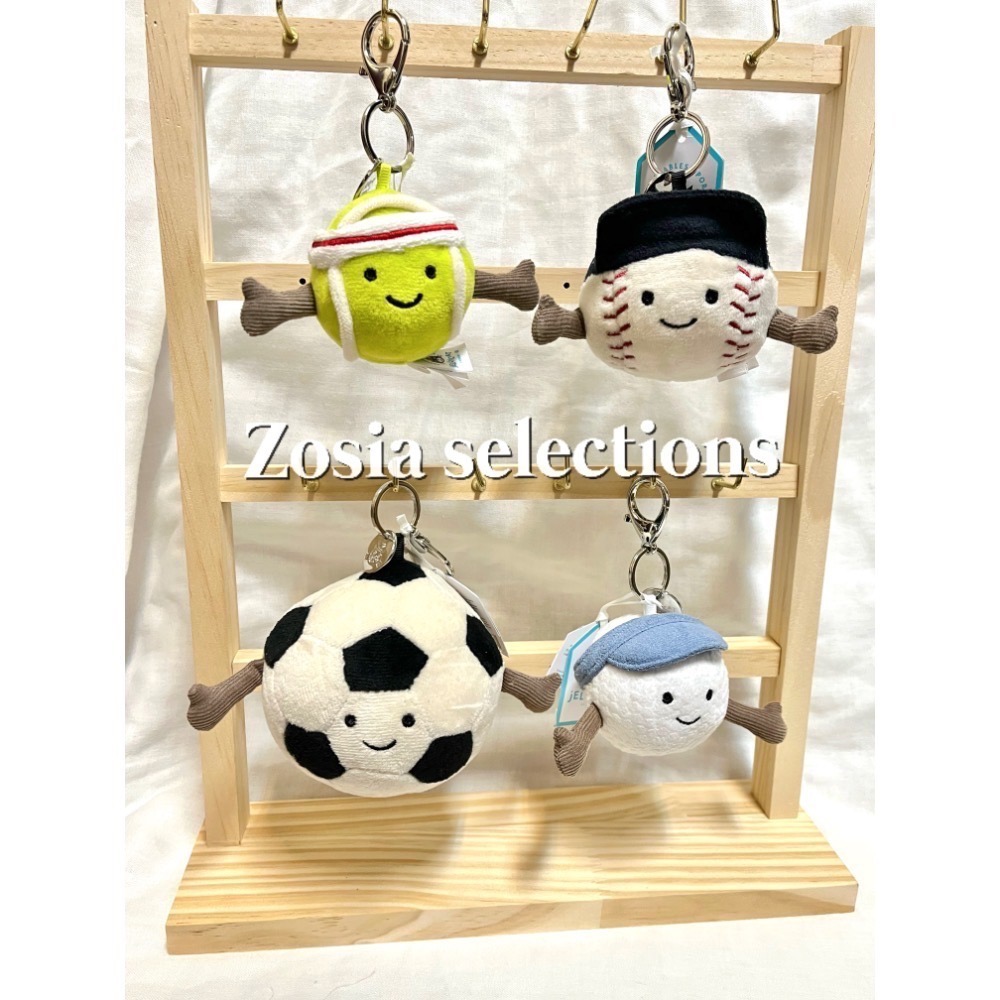 🇫🇷法國直送 Jellycat 棒球吊飾 絕版 Amuseables Sports Baseball 吊飾/鑰匙圈-細節圖3