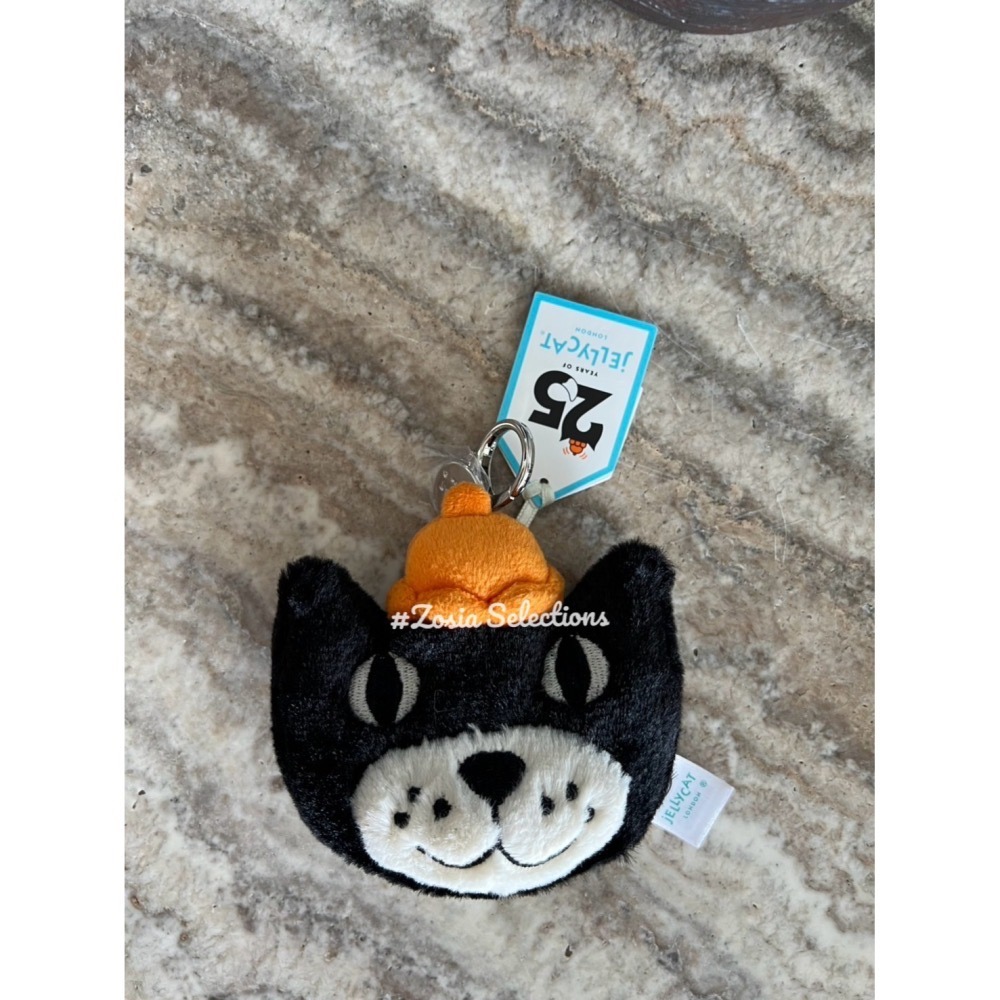 🇫🇷法國直送  Jellycat Jack 招牌貓頭吊飾 | Jellycat 25周年紀念款 [吊飾/鑰匙圈]-細節圖2