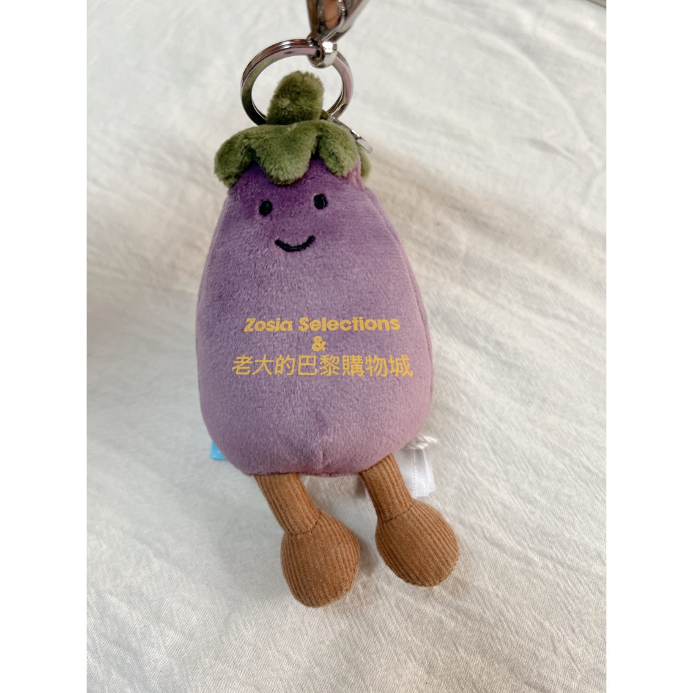 🇫🇷法國直送 Jellycat 茄子吊飾 🍆 | Amuseables Aubergine [吊飾/鑰匙圈]-細節圖2