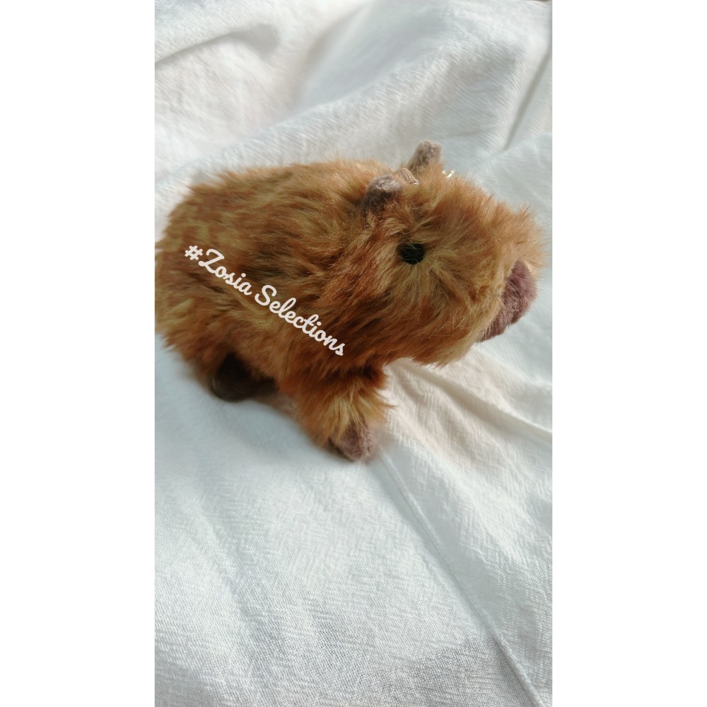 🇫🇷法國直送 Jellycat 卡皮巴拉吊飾 水豚君吊飾 | Clyde Capybara [吊飾/鑰匙圈]-細節圖2