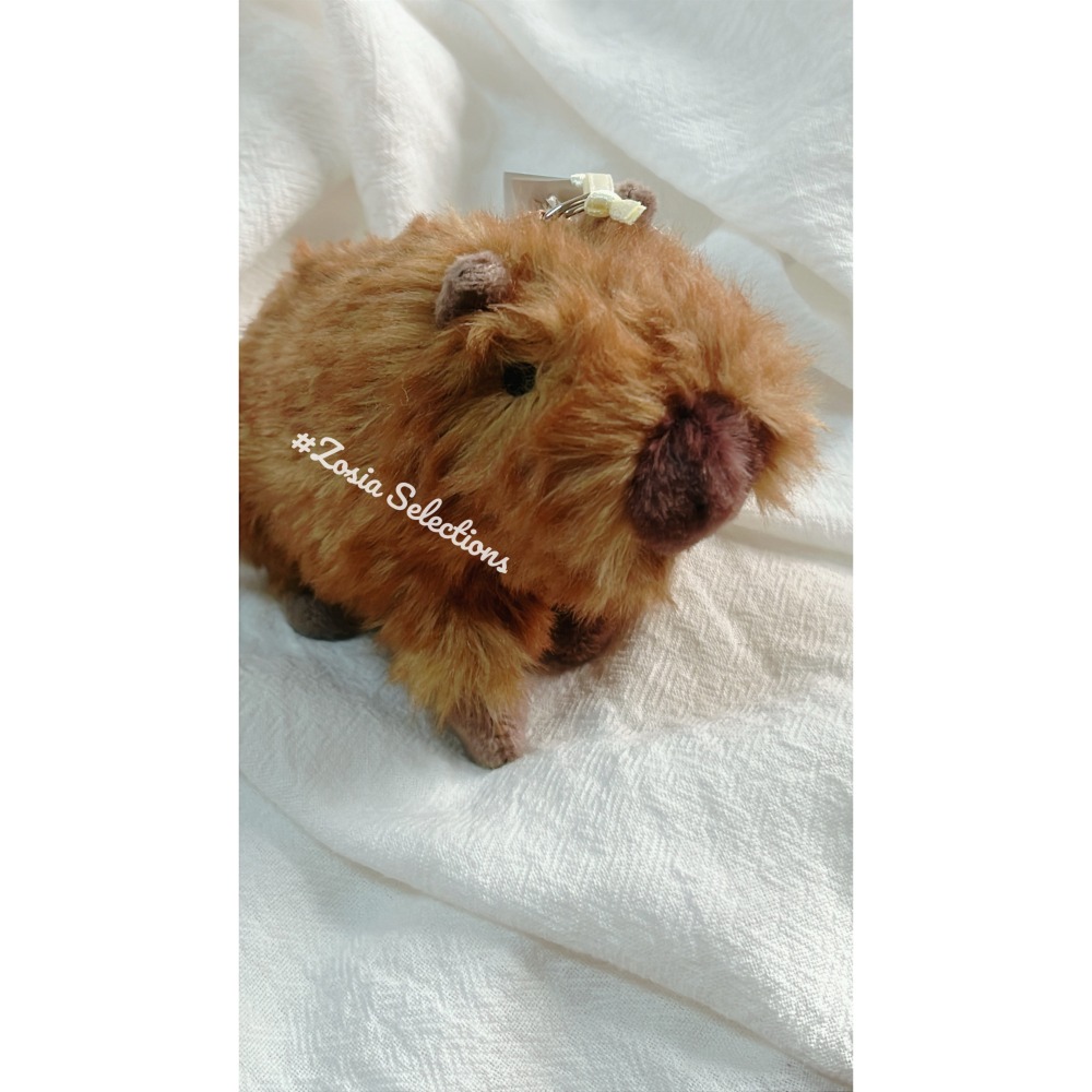 🇫🇷法國直送 Jellycat 卡皮巴拉吊飾 水豚君吊飾 | Clyde Capybara [吊飾/鑰匙圈]-細節圖3