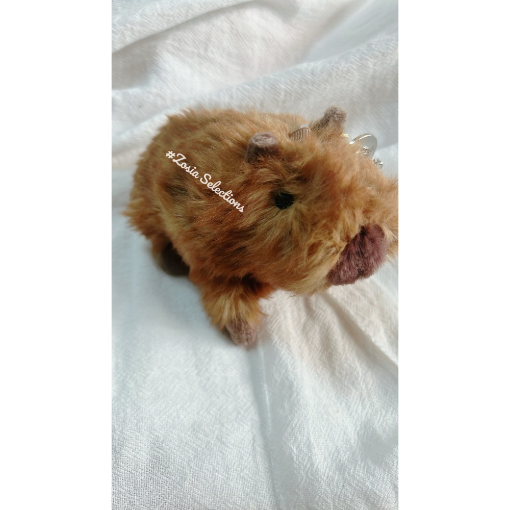 🇫🇷法國直送 Jellycat 卡皮巴拉吊飾 水豚君吊飾 | Clyde Capybara [吊飾/鑰匙圈]-細節圖4