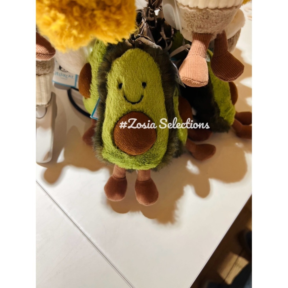 🇫🇷法國直送 Jellycat 酪梨吊飾 退休款 絕版| Amuseables Avocado [吊飾/鑰匙圈]-細節圖3