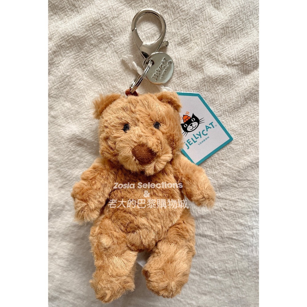 🇫🇷法國直送 Jellycat 小熊吊飾 | Bartholomew Bear 巴賽羅小熊 [吊飾/鑰匙圈]-細節圖2