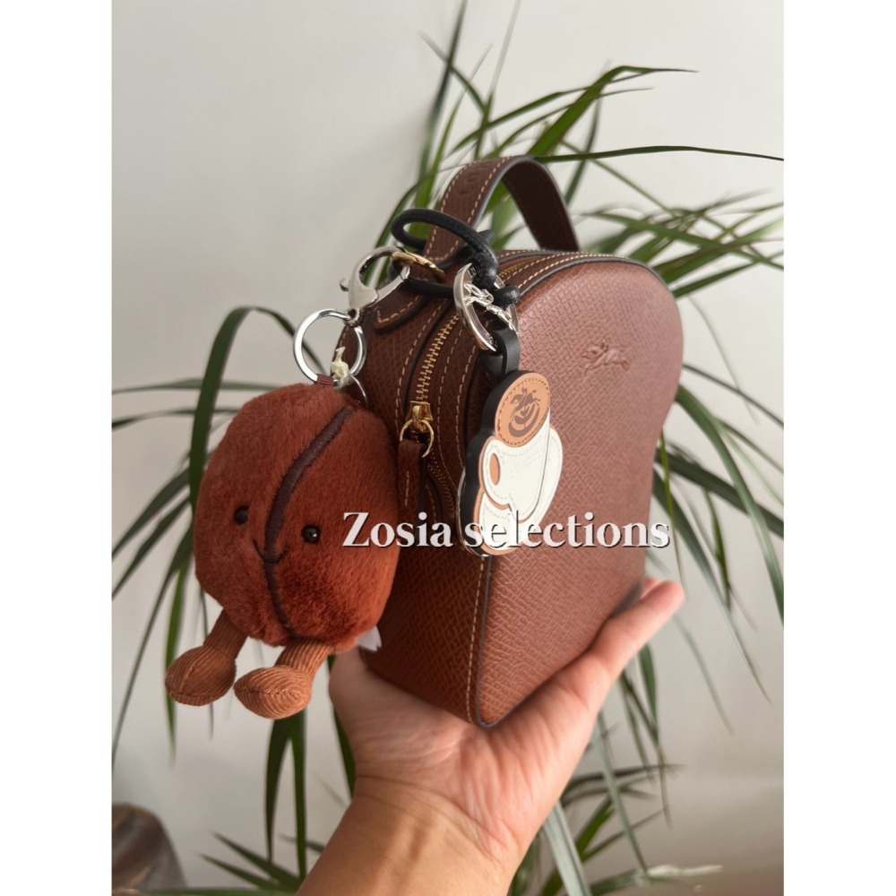 🇫🇷法國直送 Jellycat 咖啡豆吊飾 | Amuseables Coffee Bean  [吊飾/鑰匙圈]-細節圖3