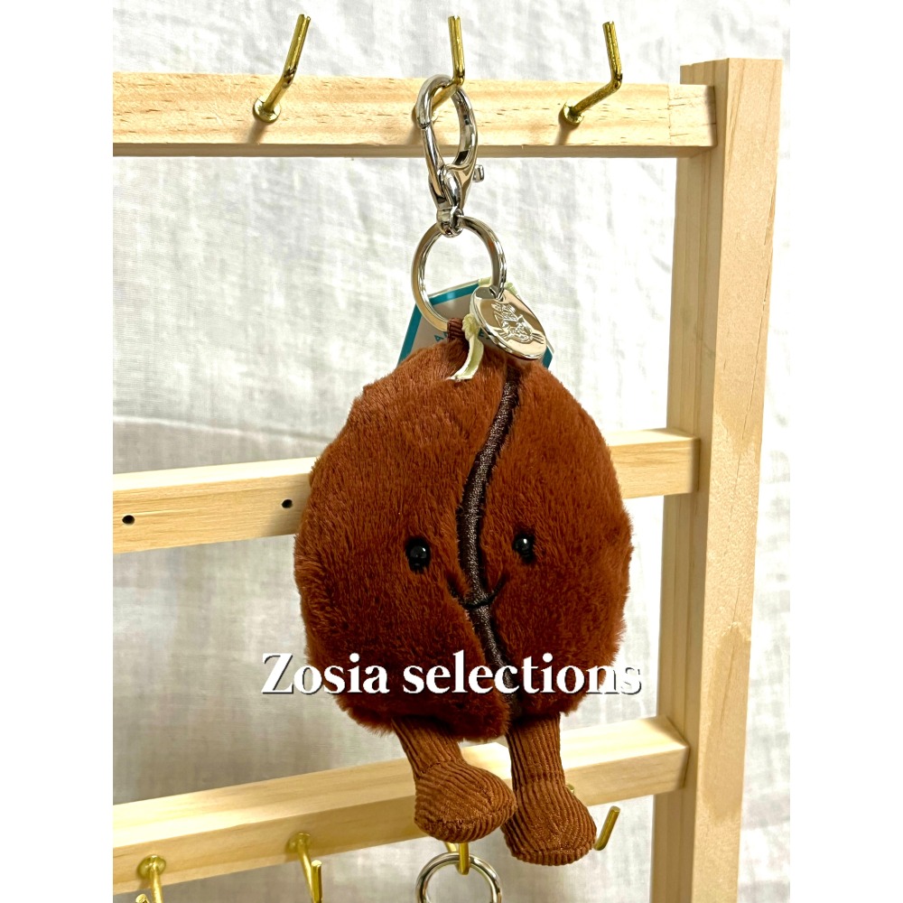 🇫🇷法國直送 Jellycat 咖啡豆吊飾 | Amuseables Coffee Bean  [吊飾/鑰匙圈]-細節圖5