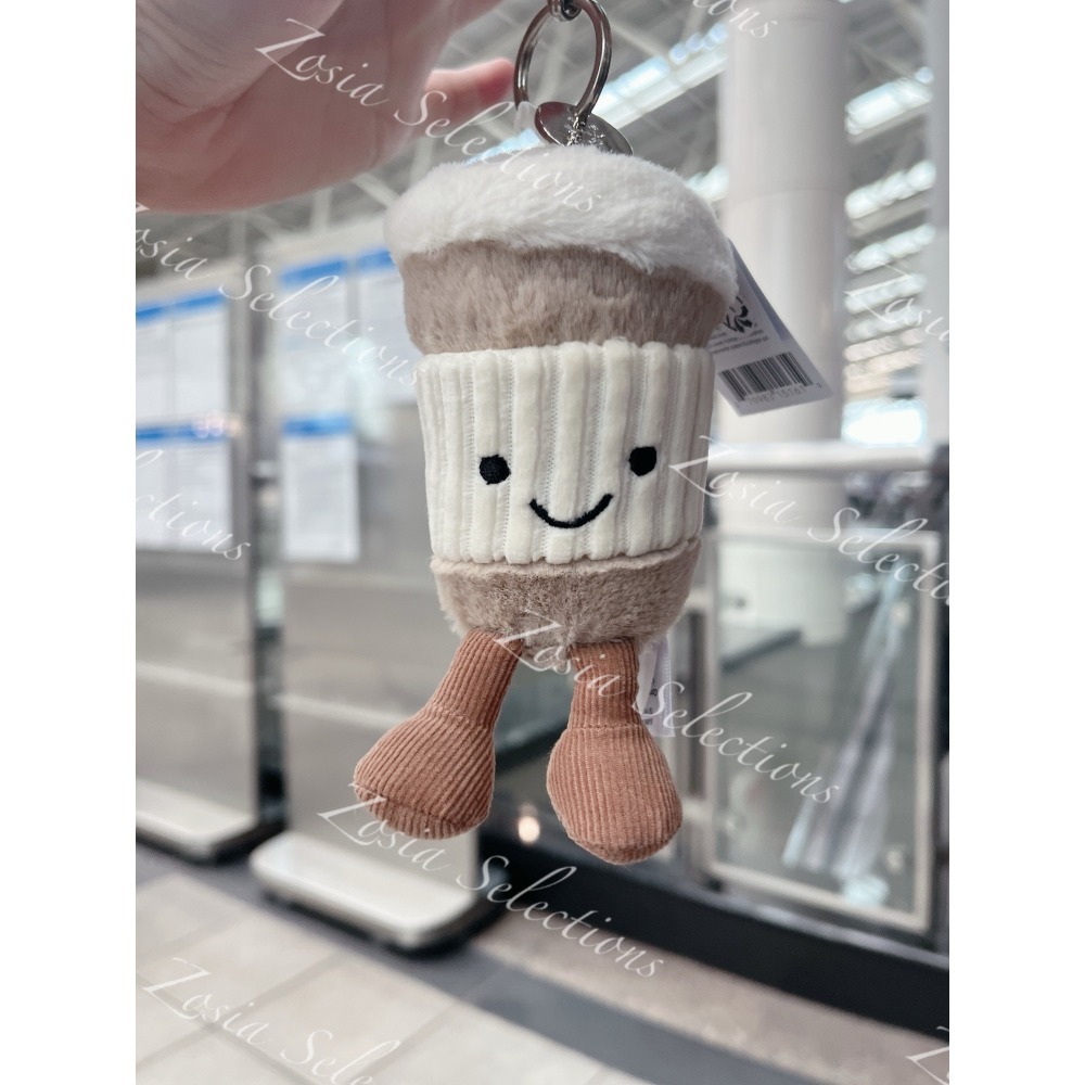 🇫🇷法國直送 Jellycat 咖啡外帶杯吊飾 | Amuseables Coffee-to-Go[吊飾/鑰匙圈]-細節圖3