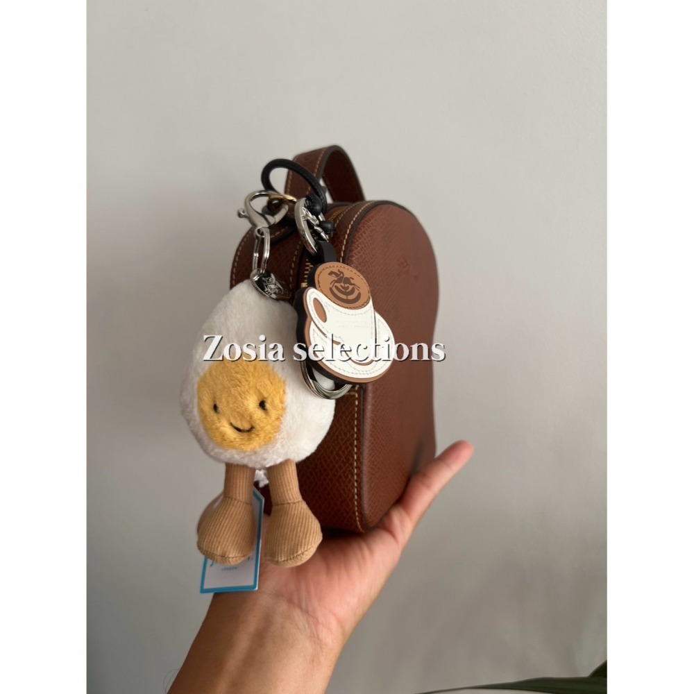 🇫🇷法國直送 Jellycat 水煮蛋吊飾 退休款 絕版 | Happy Boiled Egg [吊飾/鑰匙圈]-細節圖3