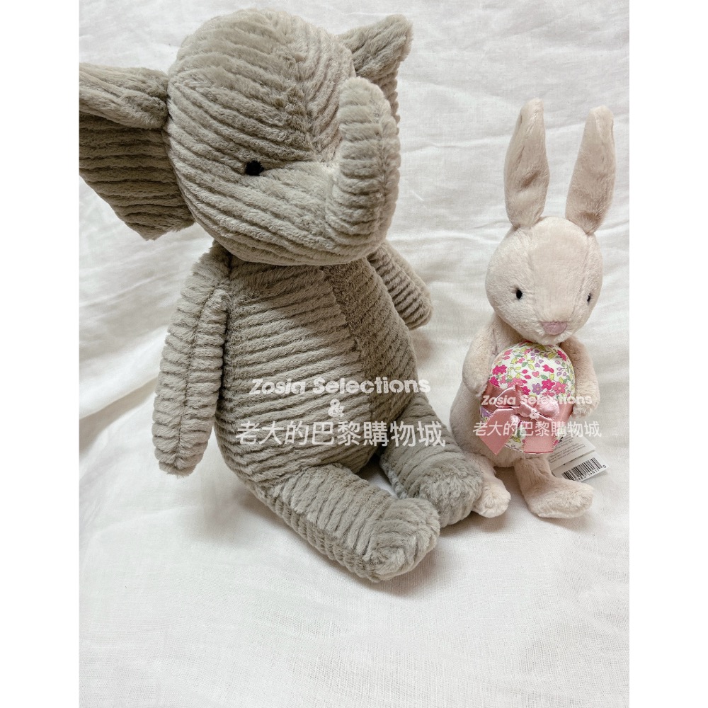 🇫🇷法國直送 Jellycat 線條小象娃娃 Quaxy Elephant 絕版 退休款 娃娃玩偶-細節圖5