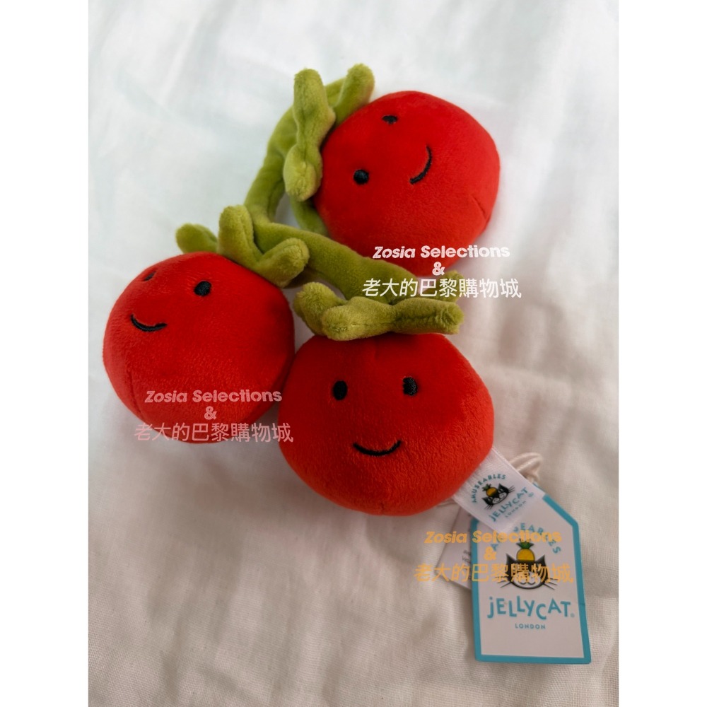 🇫🇷法國直送 Jellycat Vivacious Vegetable Tomato 小番茄✨稀有款 退休款 玩偶-細節圖2