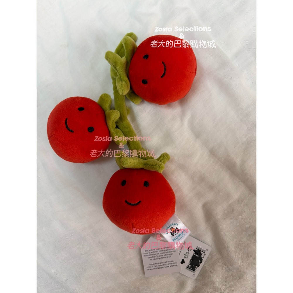 🇫🇷法國直送 Jellycat Vivacious Vegetable Tomato 小番茄✨稀有款 退休款 玩偶-細節圖3