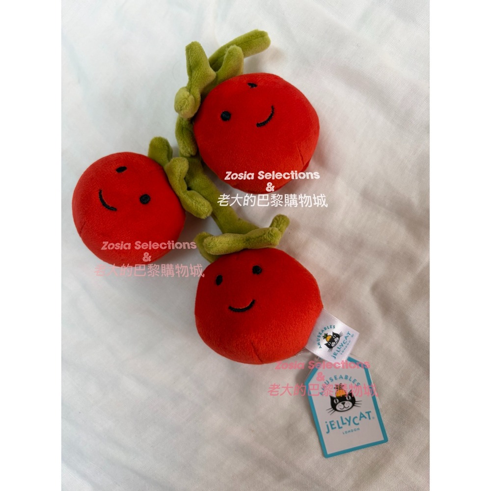 🇫🇷法國直送 Jellycat Vivacious Vegetable Tomato 小番茄✨稀有款 退休款 玩偶-細節圖4