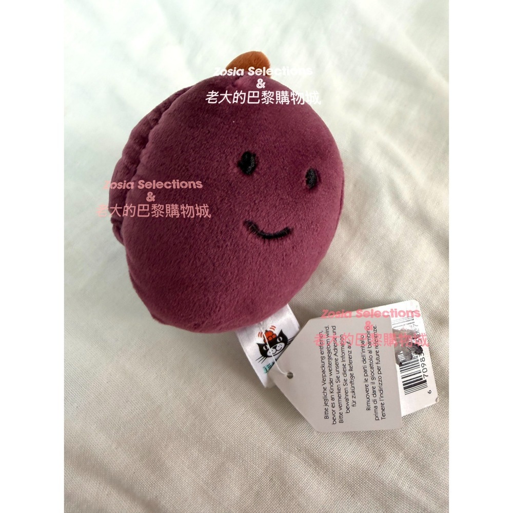 🇫🇷法國直送 Jellycat 微笑的李子 ✨稀有款  Fabulous Plum 李子娃娃 退休款娃娃-細節圖4
