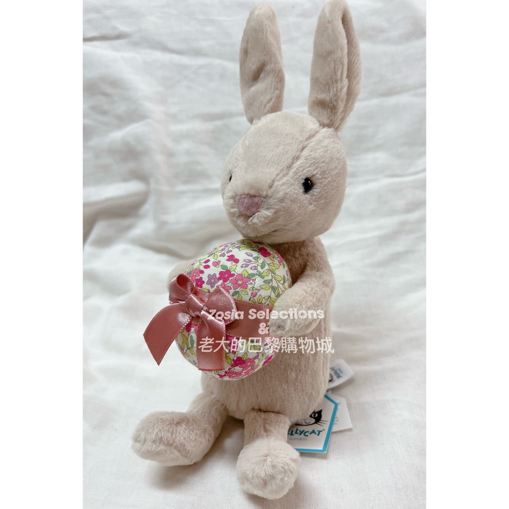 🇫🇷法國直送 Jellycat 抱著蝴蝶結彩蛋的兔子 Bonnie Bunny with Egg 絕版款 娃娃-細節圖3