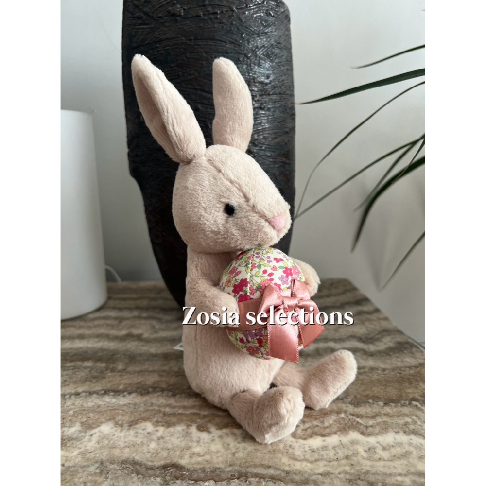 🇫🇷法國直送 Jellycat 抱著蝴蝶結彩蛋的兔子 Bonnie Bunny with Egg 絕版款 娃娃-細節圖7