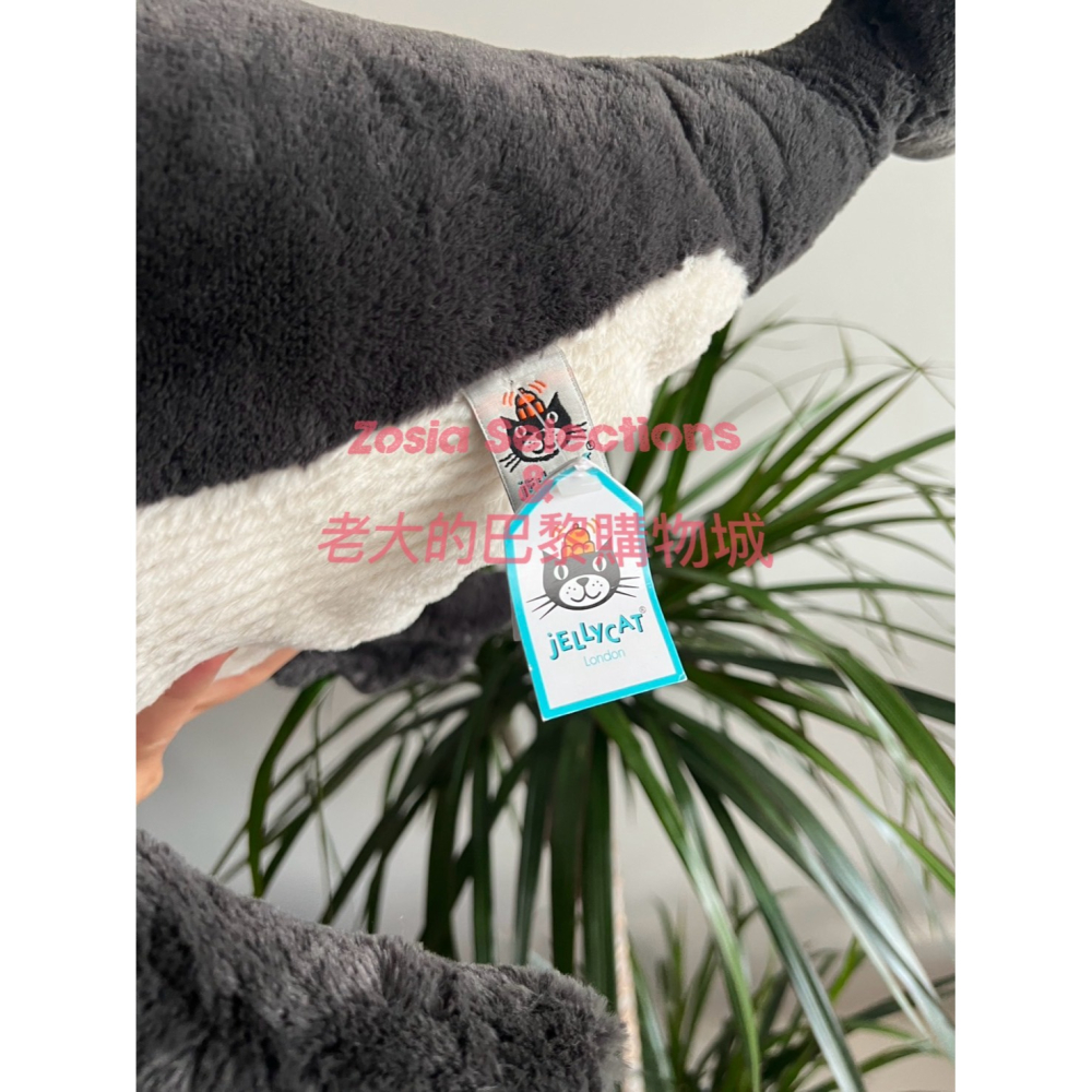 🇫🇷法國直送 Jellycat 退休鯨魚娃娃✨稀有款 Humphrey the Humpback Whale 絕版-細節圖2