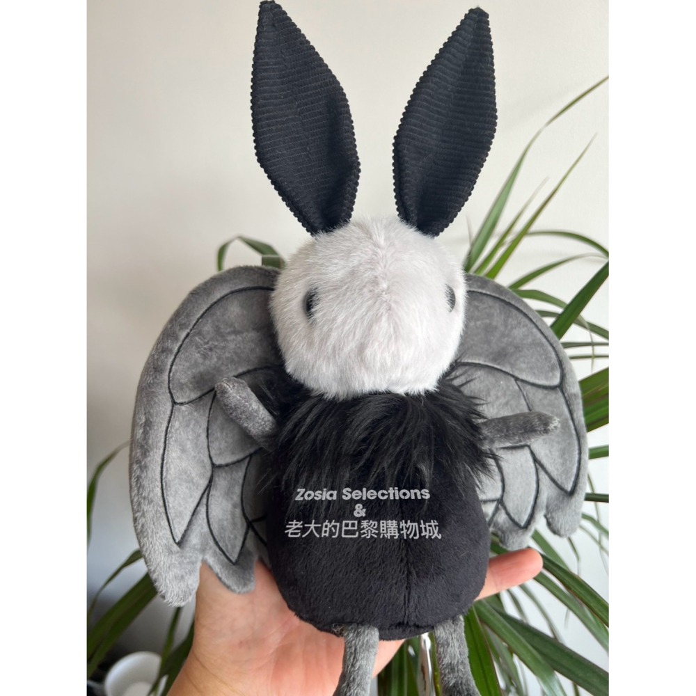 🇫🇷法國直送 Jellycat 黑色飛蛾娃娃 黑天蛾 Miff Mothman 絕版 退休款 娃娃玩偶-細節圖2
