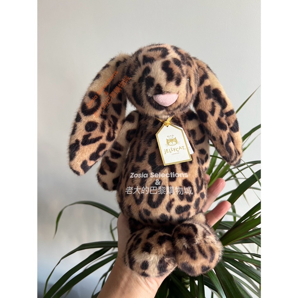 🇫🇷法國直送 Jellycat ✨金標 積分限定款 豹紋兔 Cobblehop Bunny 兔子娃娃-細節圖5
