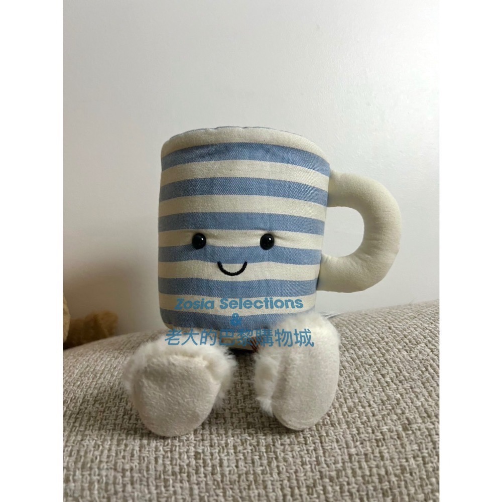 🇪🇺歐洲限定 Jellycat 條紋馬克杯 娃娃Amuseables Rosie Lea Mug of Tea-細節圖3