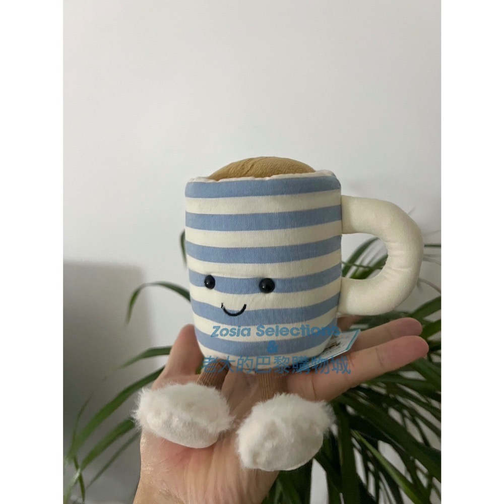 🇪🇺歐洲限定 Jellycat 條紋馬克杯 娃娃Amuseables Rosie Lea Mug of Tea-細節圖5