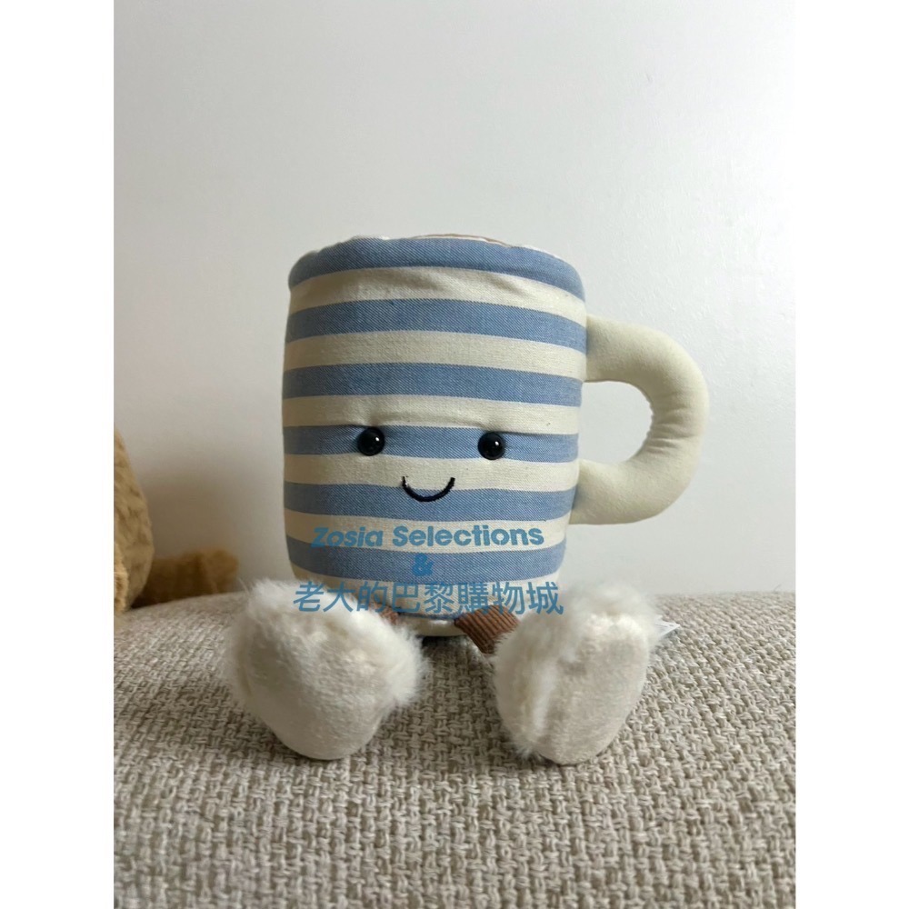 🇪🇺歐洲限定 Jellycat 條紋馬克杯 娃娃Amuseables Rosie Lea Mug of Tea-細節圖6