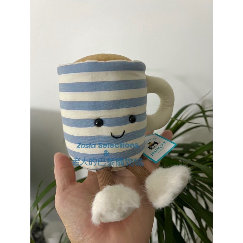 🇪🇺歐洲限定 Jellycat 條紋馬克杯 娃娃Amuseables Rosie Lea Mug of Tea-細節圖7