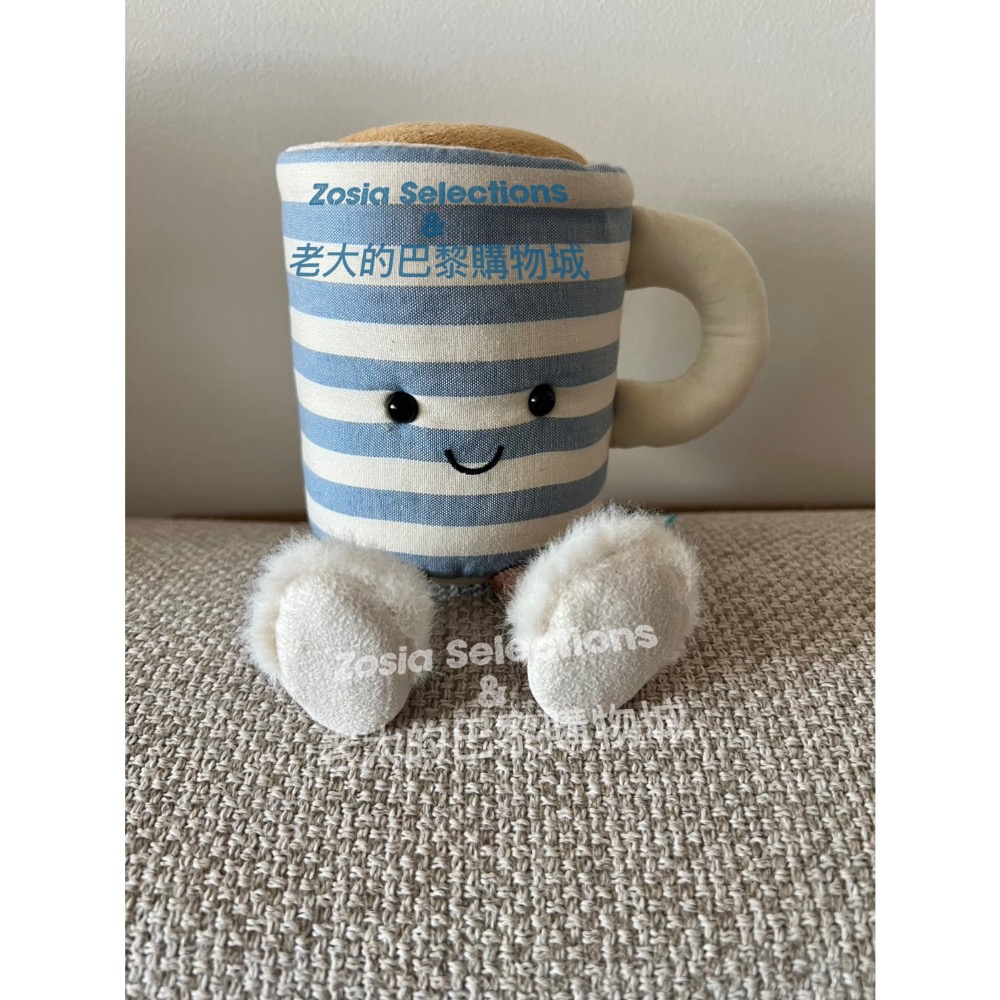 🇪🇺歐洲限定 Jellycat 條紋馬克杯 娃娃Amuseables Rosie Lea Mug of Tea-細節圖8
