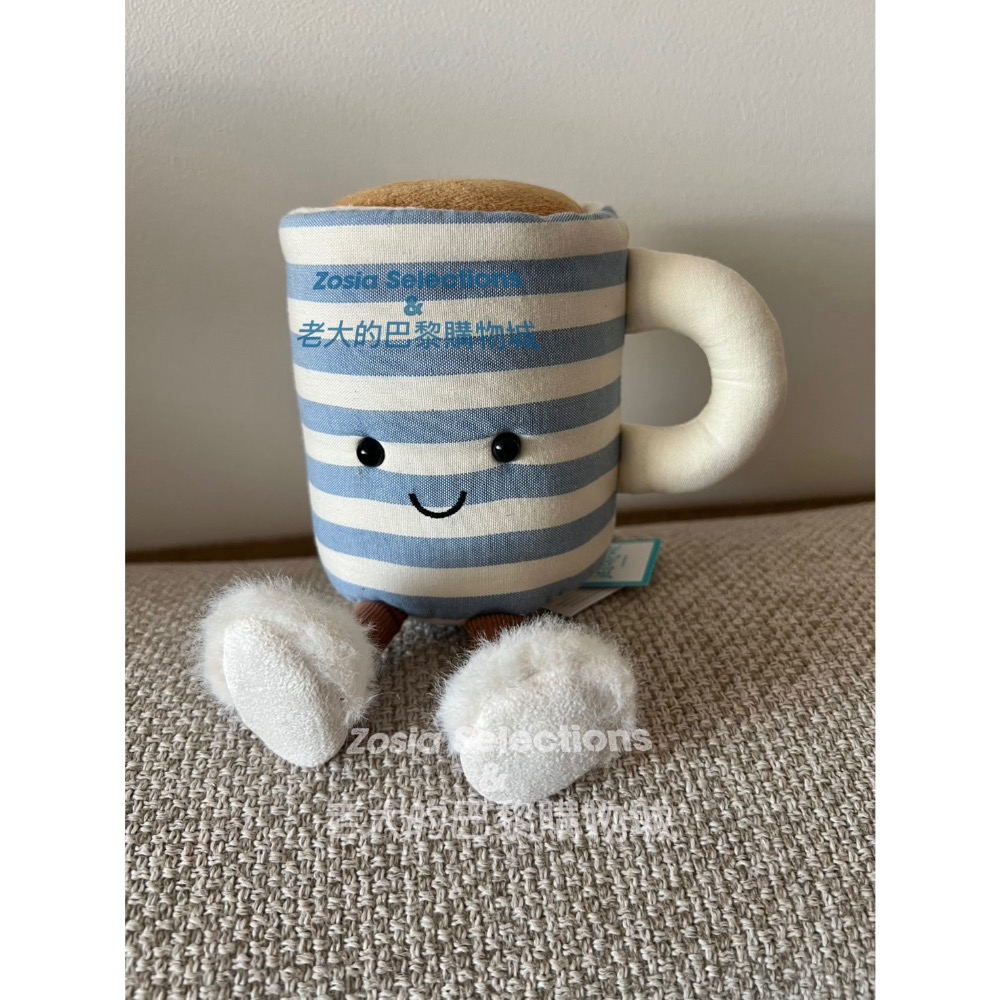 🇪🇺歐洲限定 Jellycat 條紋馬克杯 娃娃Amuseables Rosie Lea Mug of Tea-細節圖9