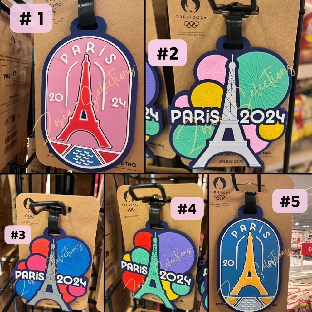 《🇫🇷2024法國巴黎奧運限定》現貨#3-繽紛煙火＇灰色＇巴黎鐵塔 行李吊牌 艾菲爾鐵塔 巴黎紀念品 旅行吊牌-細節圖4