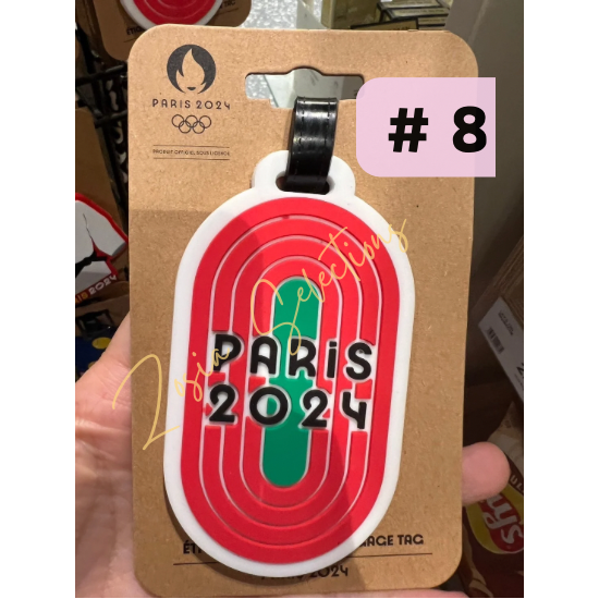 《🇫🇷2024法國巴黎奧運限定》現貨 #8-2024奧運紀念操場 行李吊牌 奧運競賽場地 旅行吊牌-規格圖3