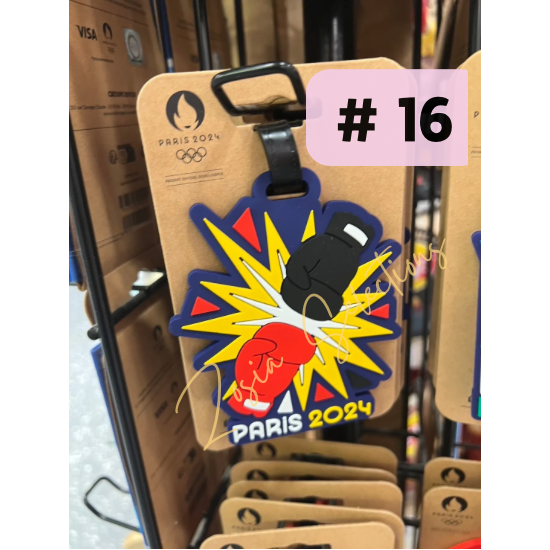 《🇫🇷2024法國巴黎奧運限定》現貨 #16-拳擊 行李吊牌 拳擊 女子拳擊 奧運項目 旅行吊牌-規格圖3