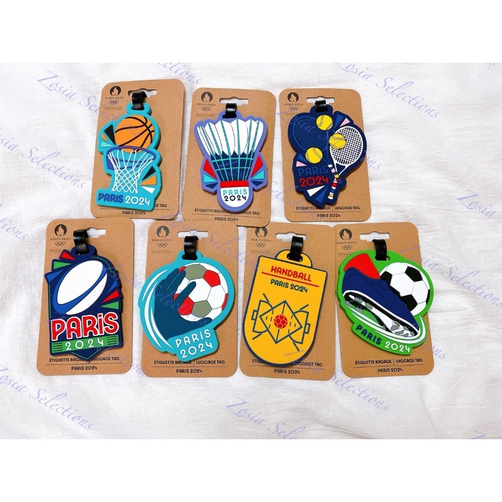 《🇫🇷2024法國巴黎奧運限定》現貨 #18-羽球 行李吊牌 羽毛球 球類運動 奧運項目 旅行吊牌-細節圖4