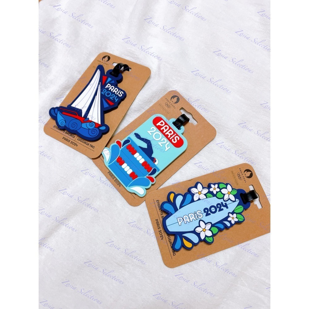 《🇫🇷2024法國巴黎奧運限定》現貨#21- 衝浪 行李吊牌  水上運動 奧運項目 衝浪板 旅行吊牌-細節圖2