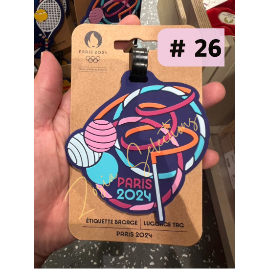 《🇫🇷2024法國巴黎奧運限定》現貨 #26-韻律體操 行李吊牌 體操運動 奧運項目 旅行吊牌-規格圖3