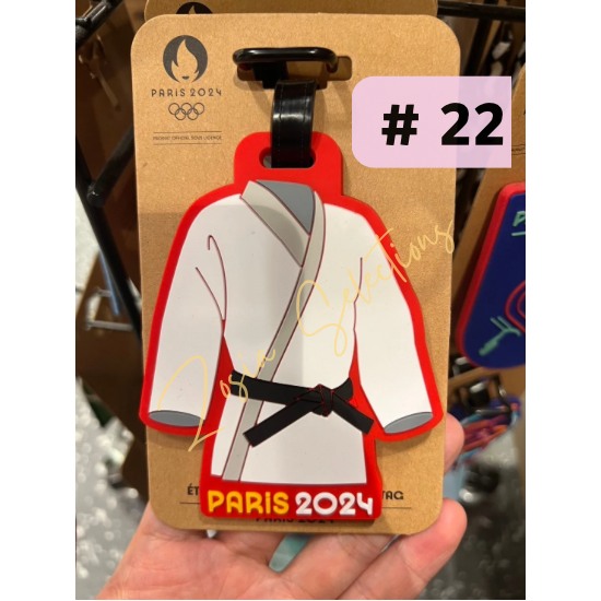 《🇫🇷2024法國巴黎奧運限定》現貨 #22-柔道 行李吊牌 奧運項目 旅行吊牌-規格圖3