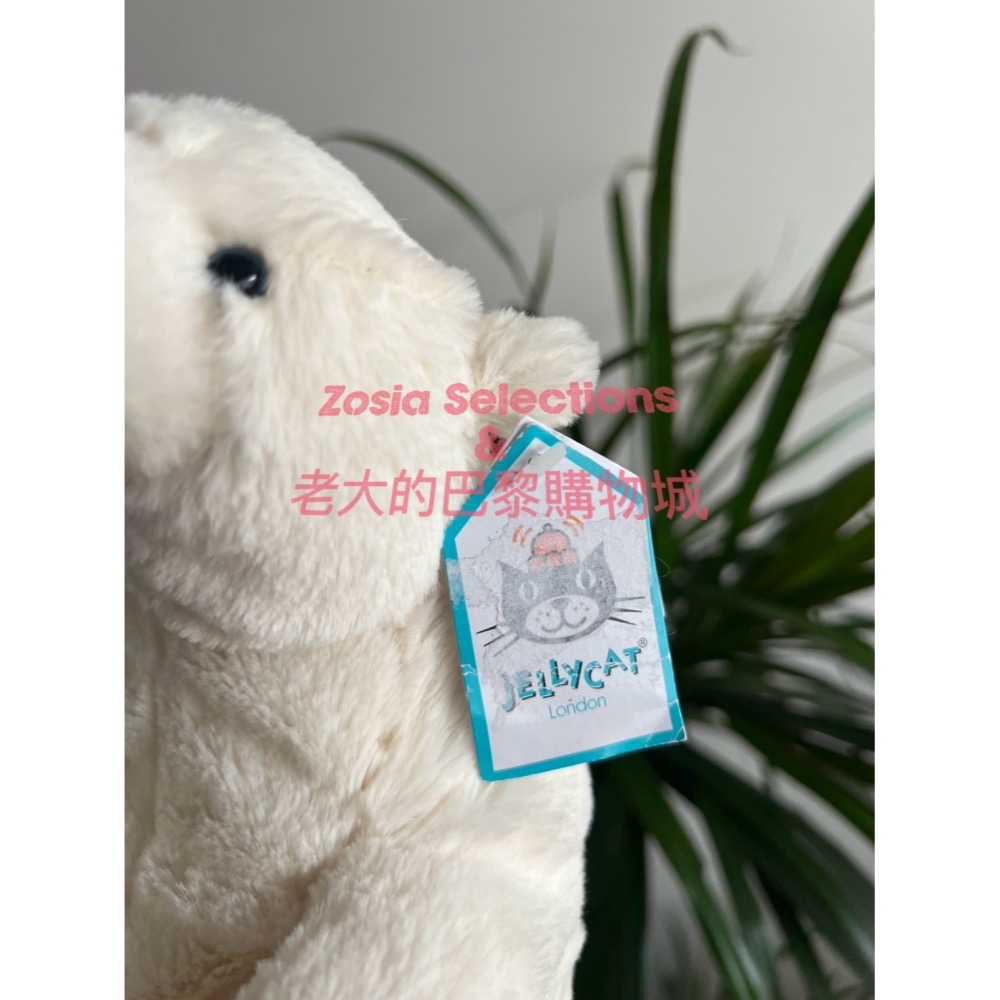 🇫🇷法國直送 Jellycat✨稀有款 絕版北極熊娃娃 ( Small ) Elwin Polar Bear退休款-細節圖2