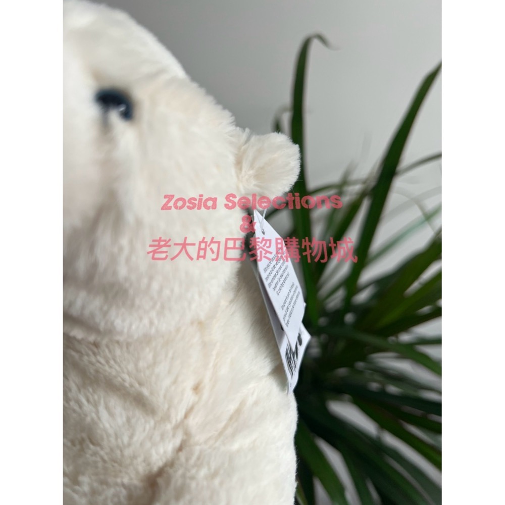 🇫🇷法國直送 Jellycat✨稀有款 絕版北極熊娃娃 ( Small ) Elwin Polar Bear退休款-細節圖3