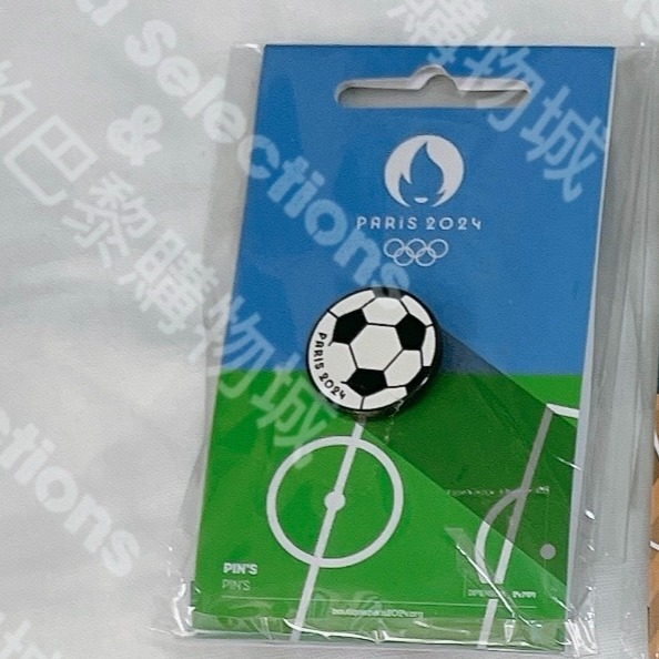 《🇫🇷法國直送-2024巴黎奧運限定》A-足球 巴黎奧運胸章 球類運動紀念徽章 奧運紀念品 Pin-規格圖2