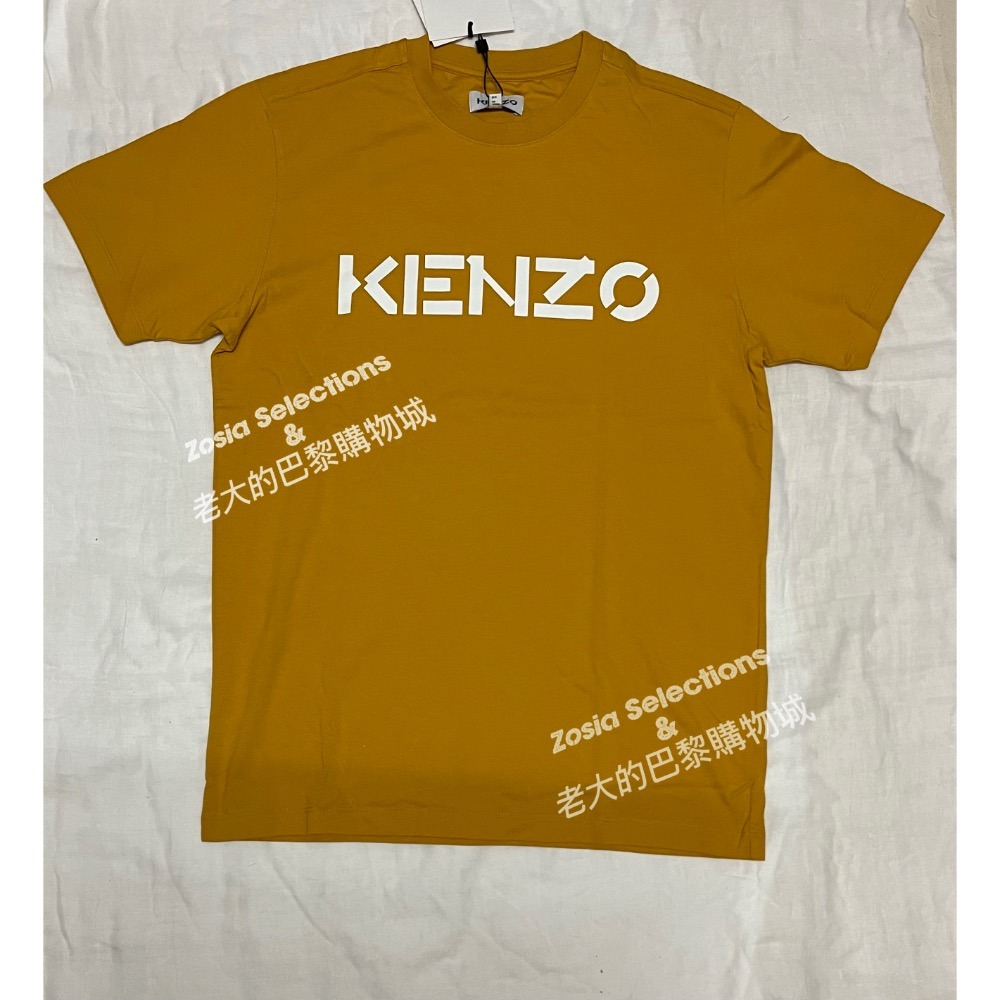 🇫🇷法國直送 Kenzo 男上衣 芥末黃 經典KENZO字母上衣 短袖T恤 街頭潮流 250706-細節圖2