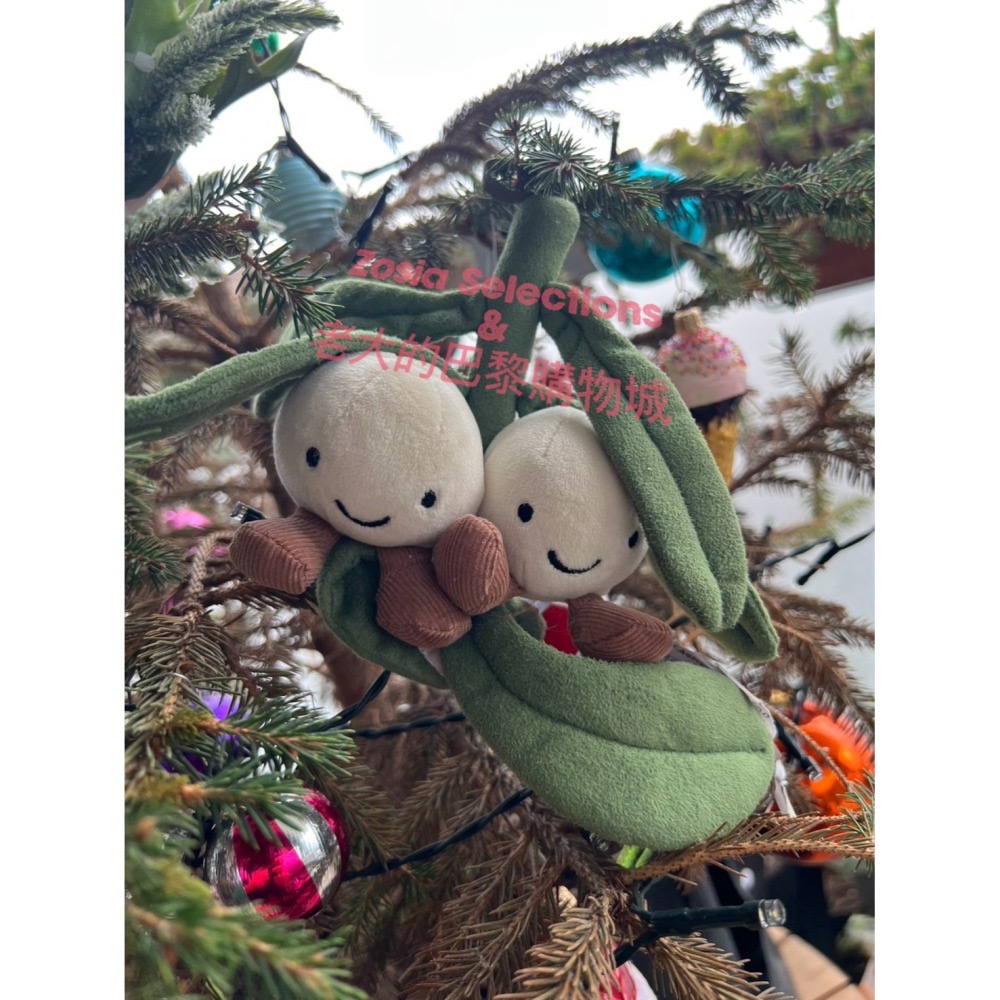 🇫🇷法國直送 Jellycat ✨稀有款 槲寄生吊飾 Mistletoe 絕版聖誕樹吊飾 退休款 裝飾品 [預購]-細節圖3