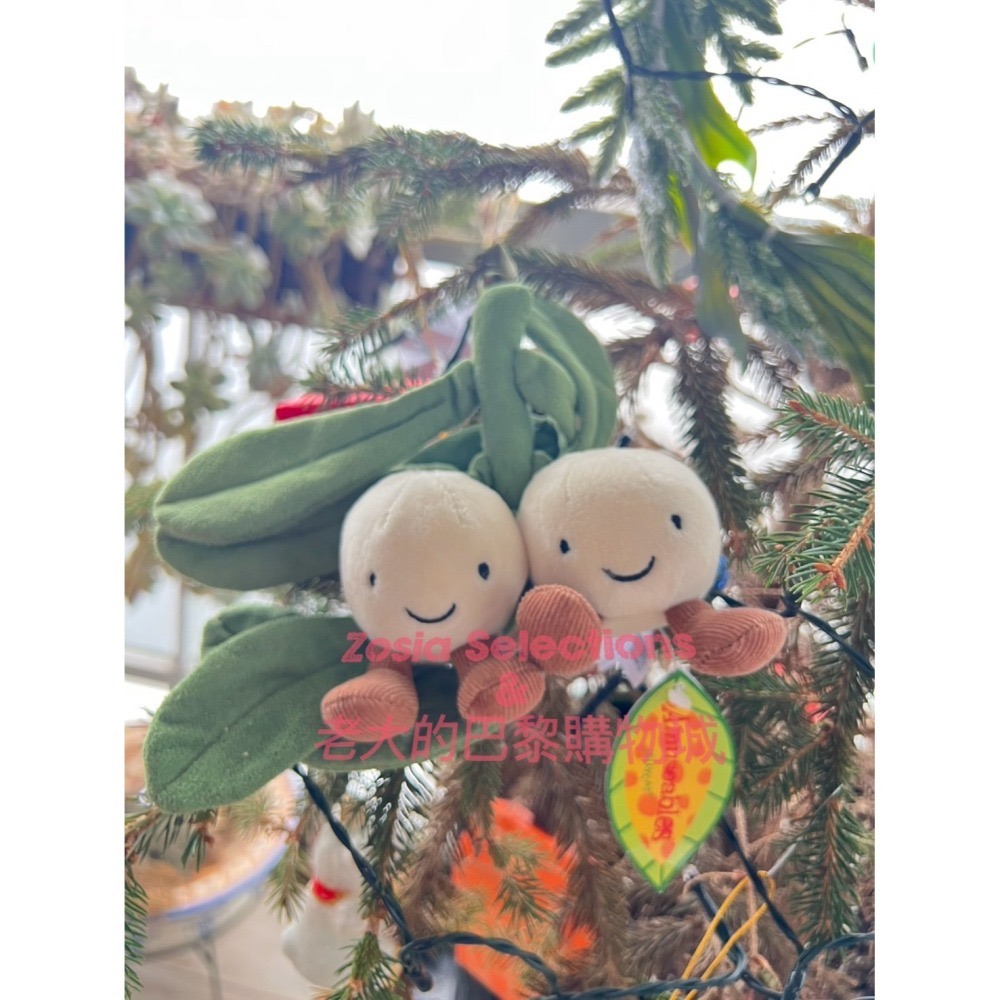🇫🇷法國直送 Jellycat ✨稀有款 槲寄生吊飾 Mistletoe 絕版聖誕樹吊飾 退休款 裝飾品-細節圖4