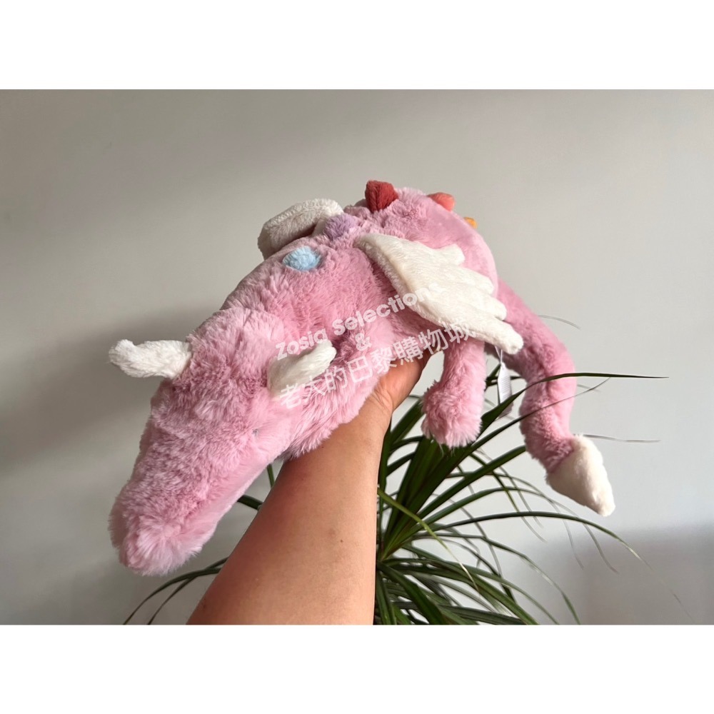 🇫🇷法國直送 Jellycat 積分限定款 Duskrise Dragon 晚霞龍_50cm 經典龍娃娃-細節圖3