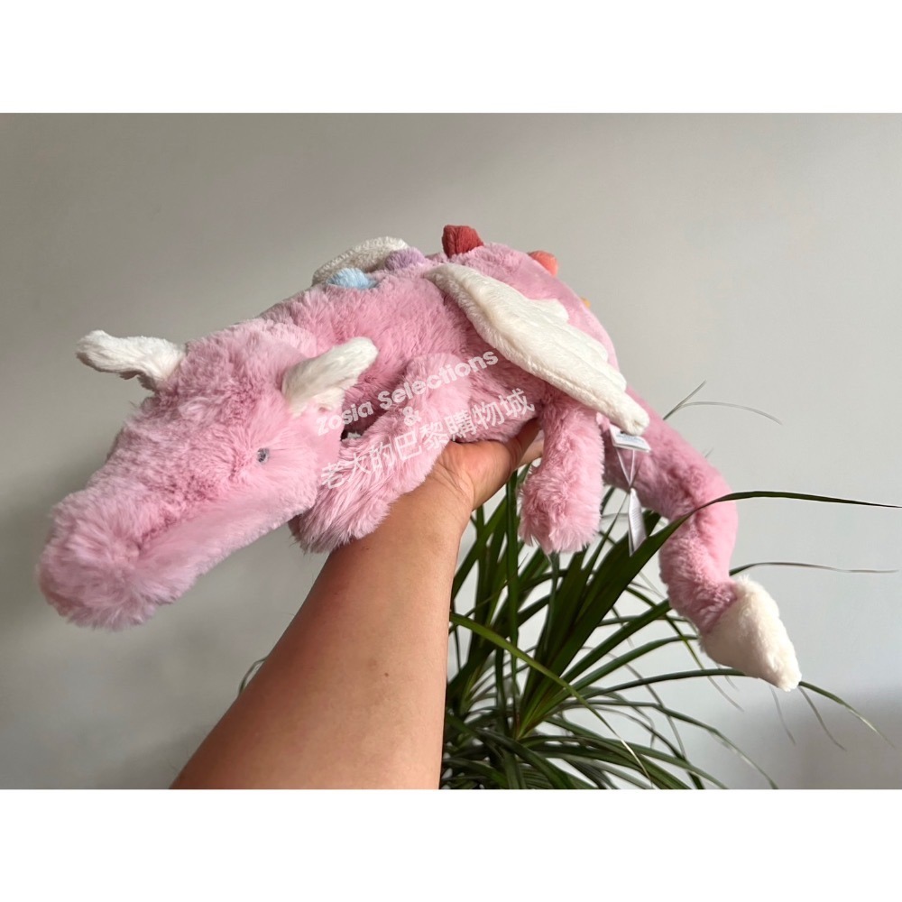 🇫🇷法國直送 Jellycat 積分限定款 Duskrise Dragon 晚霞龍_50cm 經典龍娃娃-細節圖4