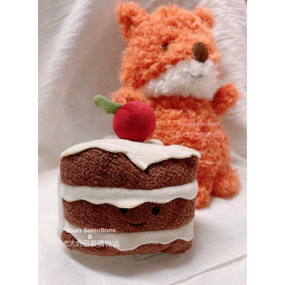 🇫🇷法國直送 Jellycat✨稀有款 巧克力小蛋糕 Pretty Patisserie Gateaux 蛋糕玩偶-細節圖2