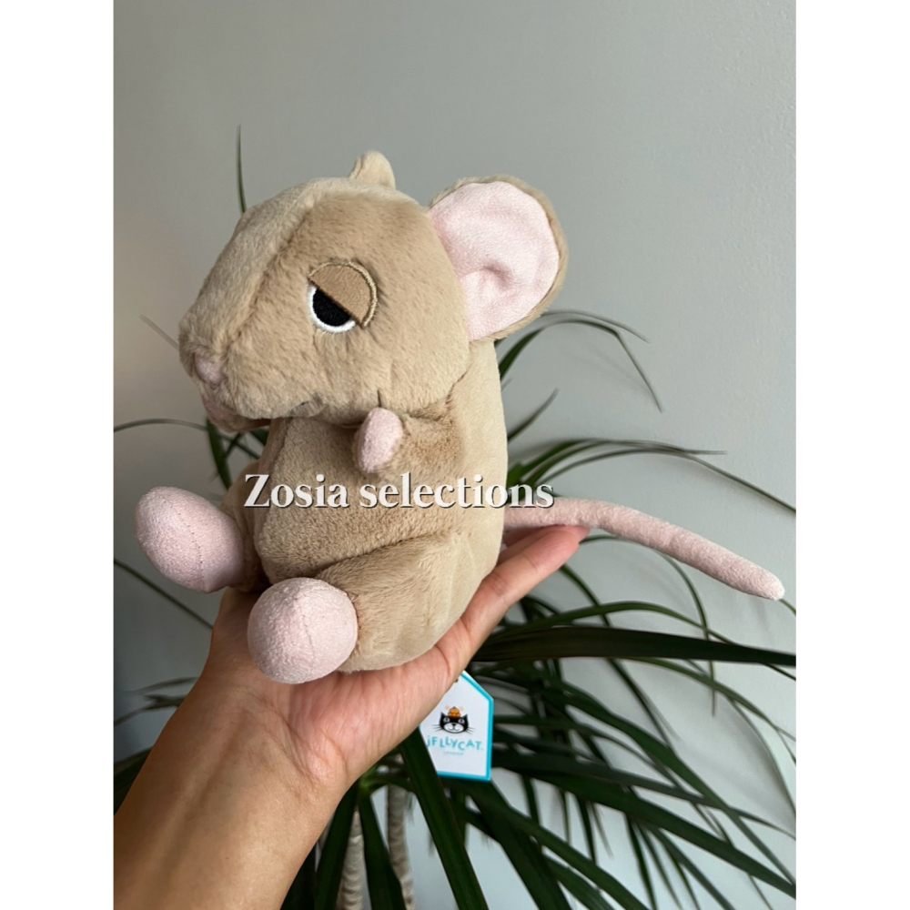 🇫🇷法國直送 Jellycat 愛睏老鼠 睡鼠 Cuddlebud Darcy Dormouse 退休款 鼠娃娃-細節圖2